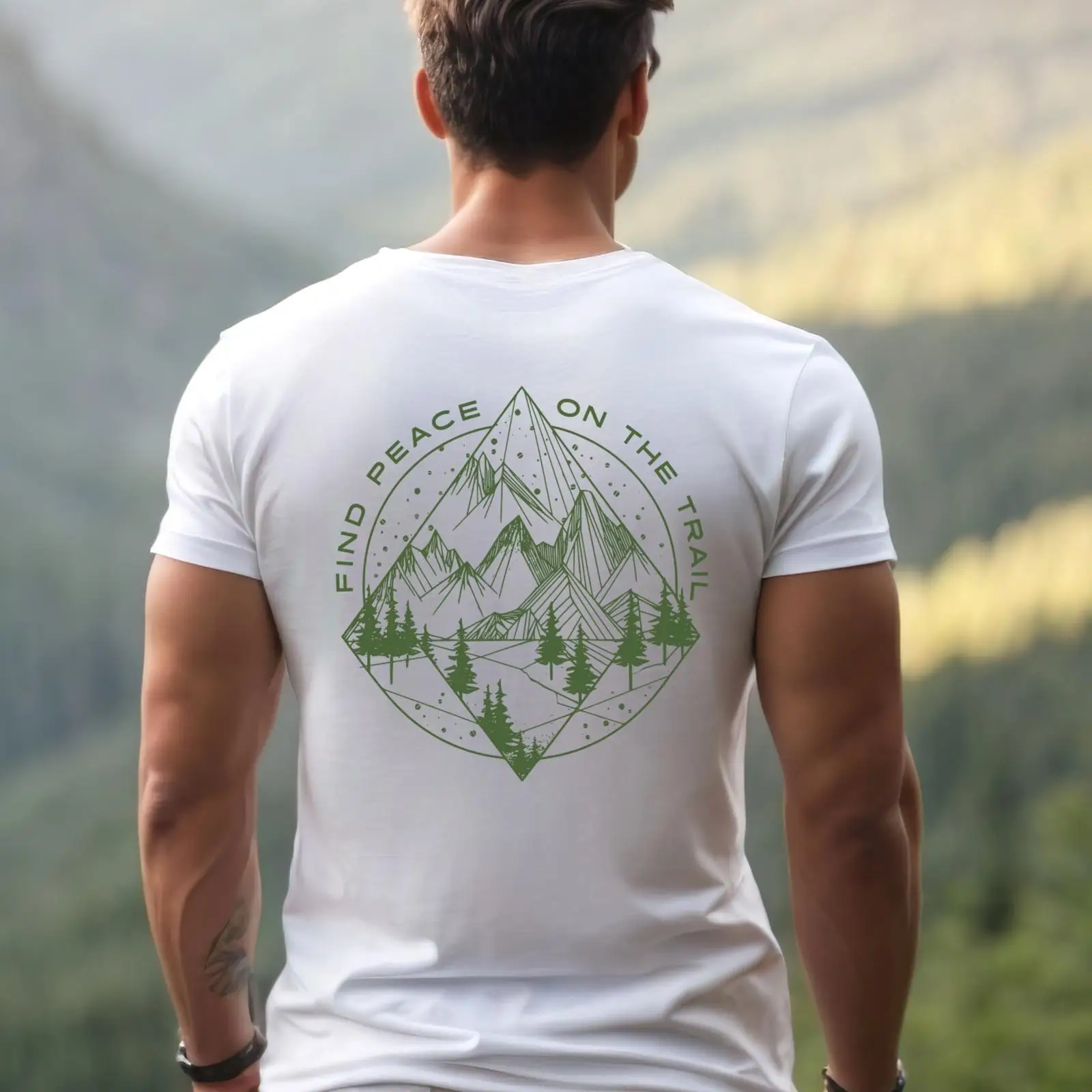 Outdoor Adventure Online - Camiseta de senderismo con diseño 'Encuentra