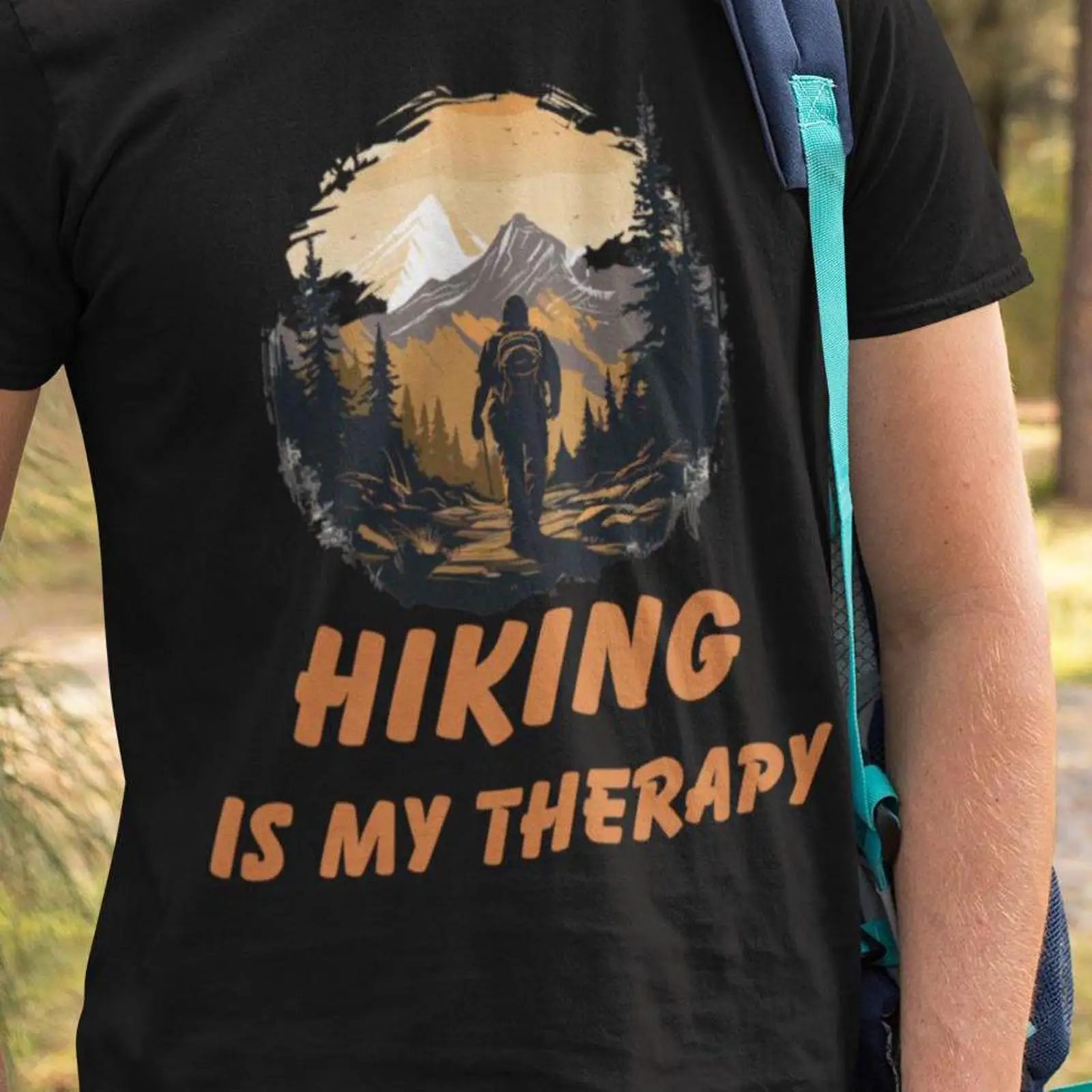 Outdoor Adventure Therapy - Camiseta 'El senderismo es mi terapia'