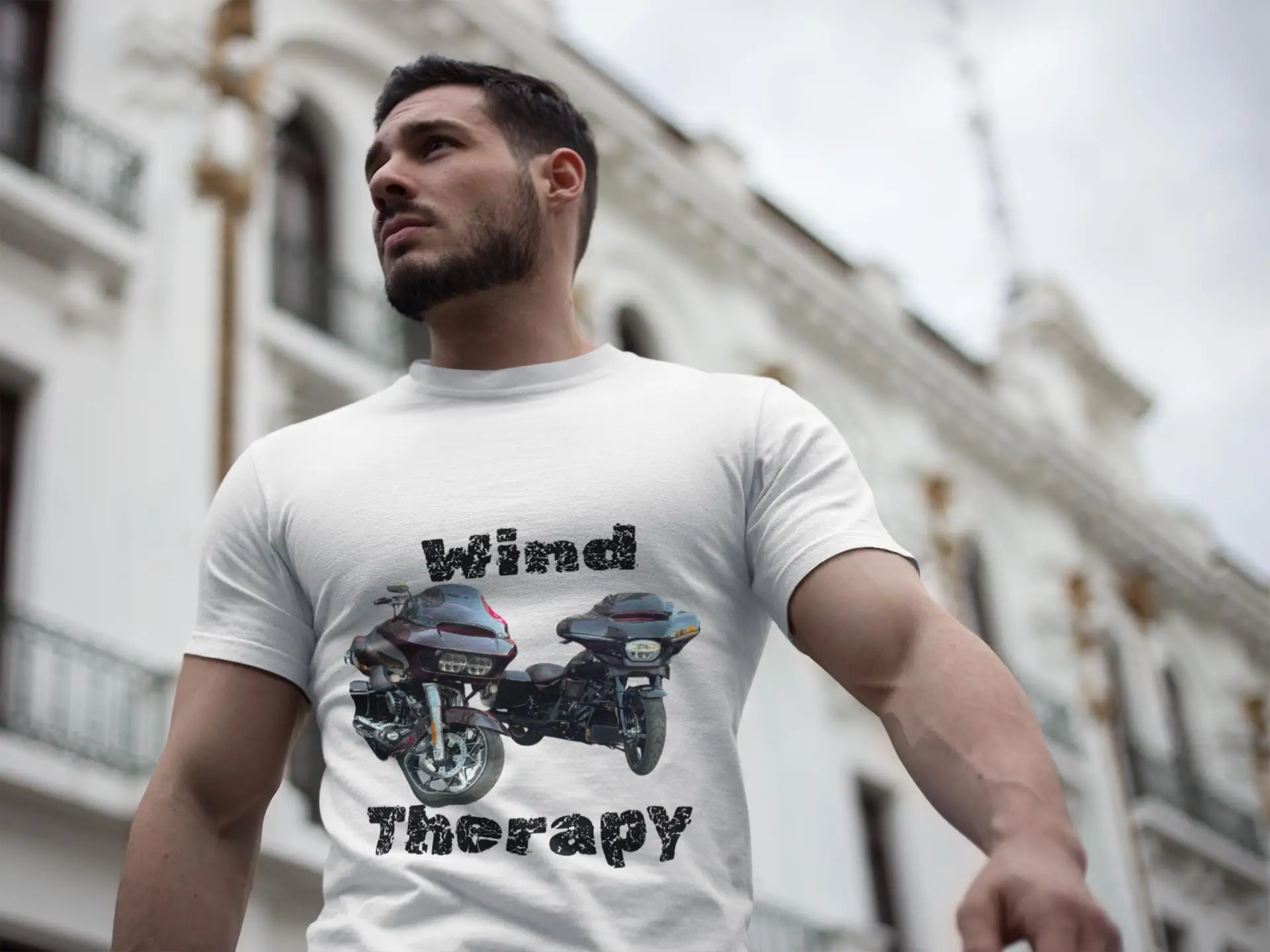 Outdoor Adventure Therapy - Camiseta Wind Therapy Lets Ride con
