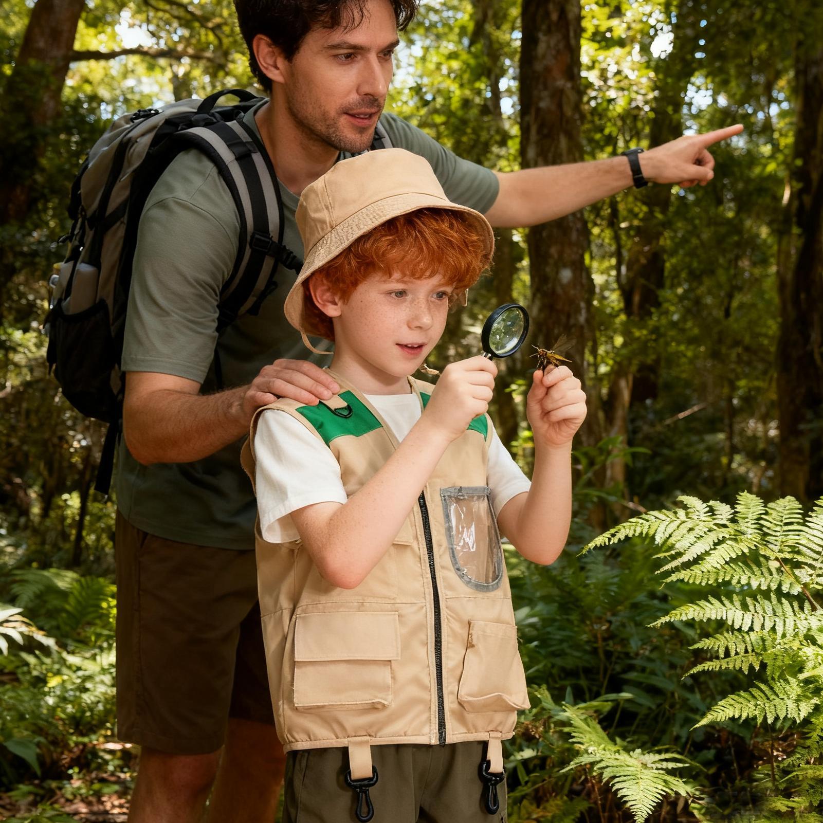 Chaleco y Sombrero de Explorad - Outdoor Adventure Kit For Boys reseña y precio