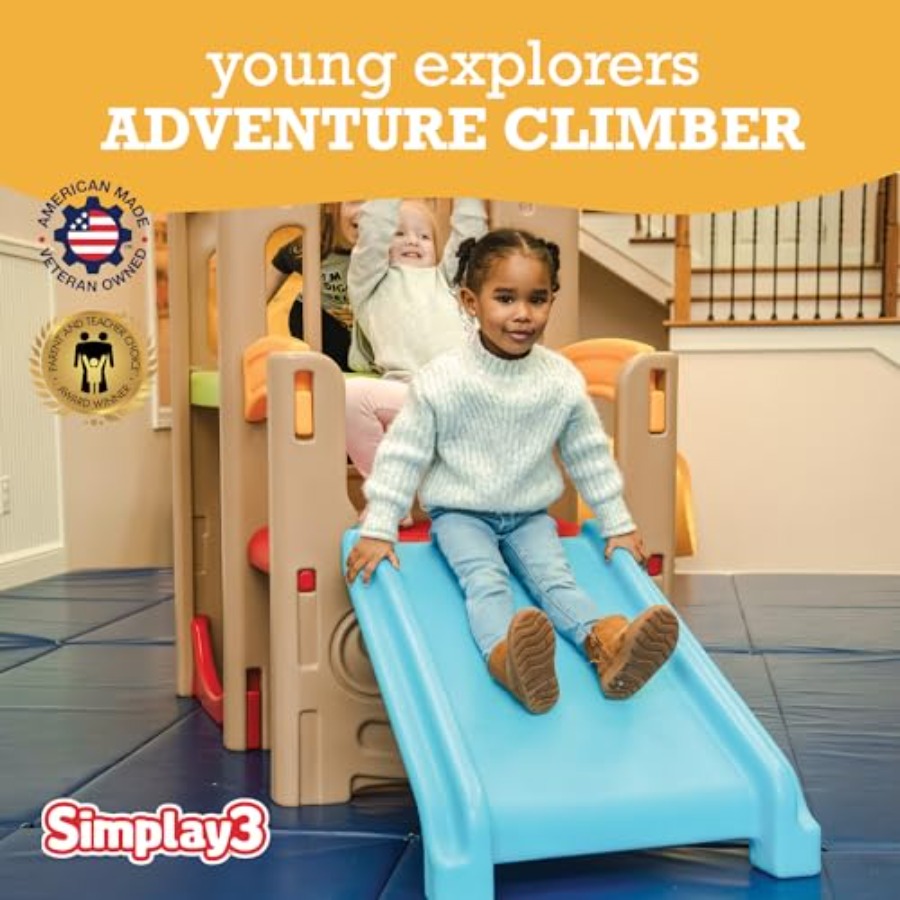 Juego de escalada y tobogán Yo - Outdoor Adventure For Toddlers reseña y precio